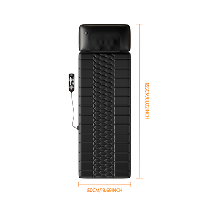 Amazon Restricted Products Foldable Massage Mattress Controller with Smart Heating and Timer, Perfect for Full-Body Relaxation at Home, Portable and Convenient for Home Use