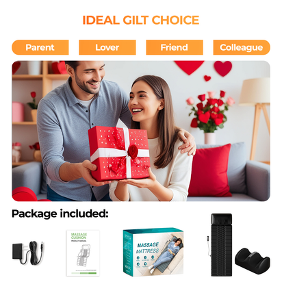 Amazon Restricted Products Foldable Massage Mattress Controller with Smart Heating and Timer, Perfect for Full-Body Relaxation at Home, Portable and Convenient for Home Use